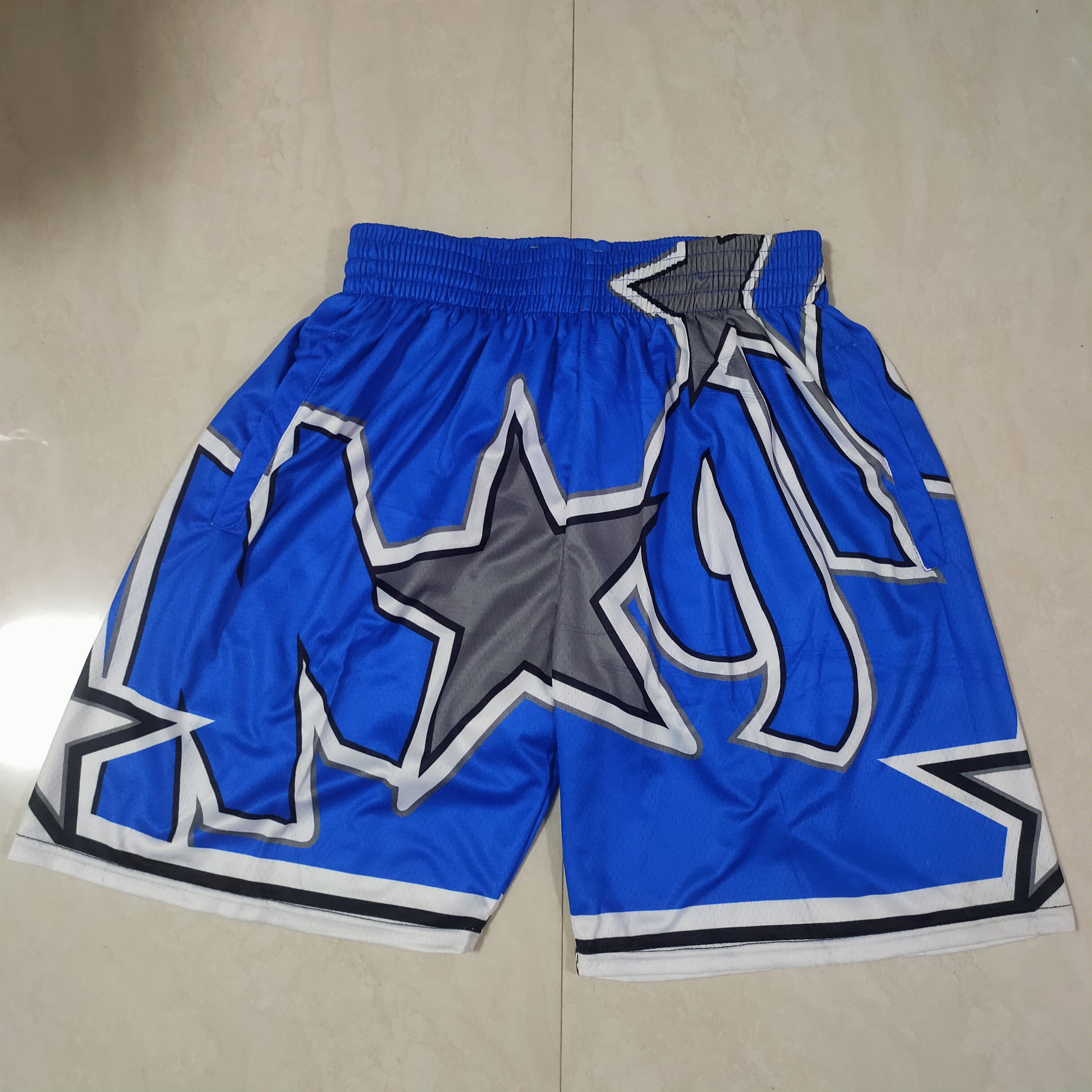 Men NBA 2021 Orlando Magic Blue Shorts->orlando magic->NBA Jersey